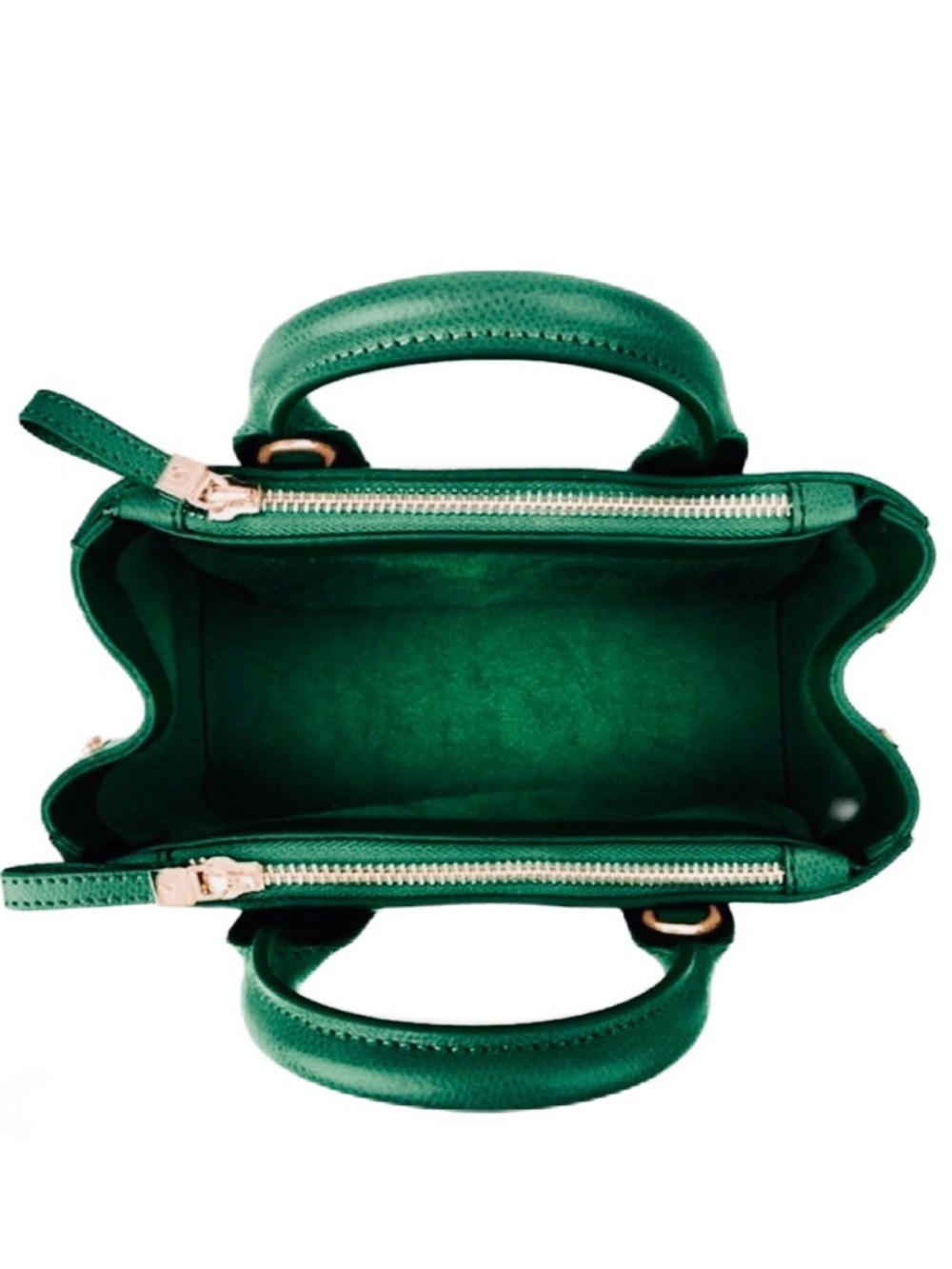 Teddy Blake Bella Vitello Italian Bag avocado dark green NWT - Picture 6 of 16